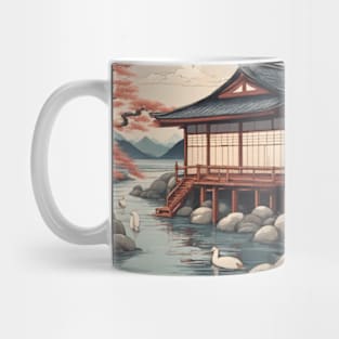 a very calm morning japan Mug